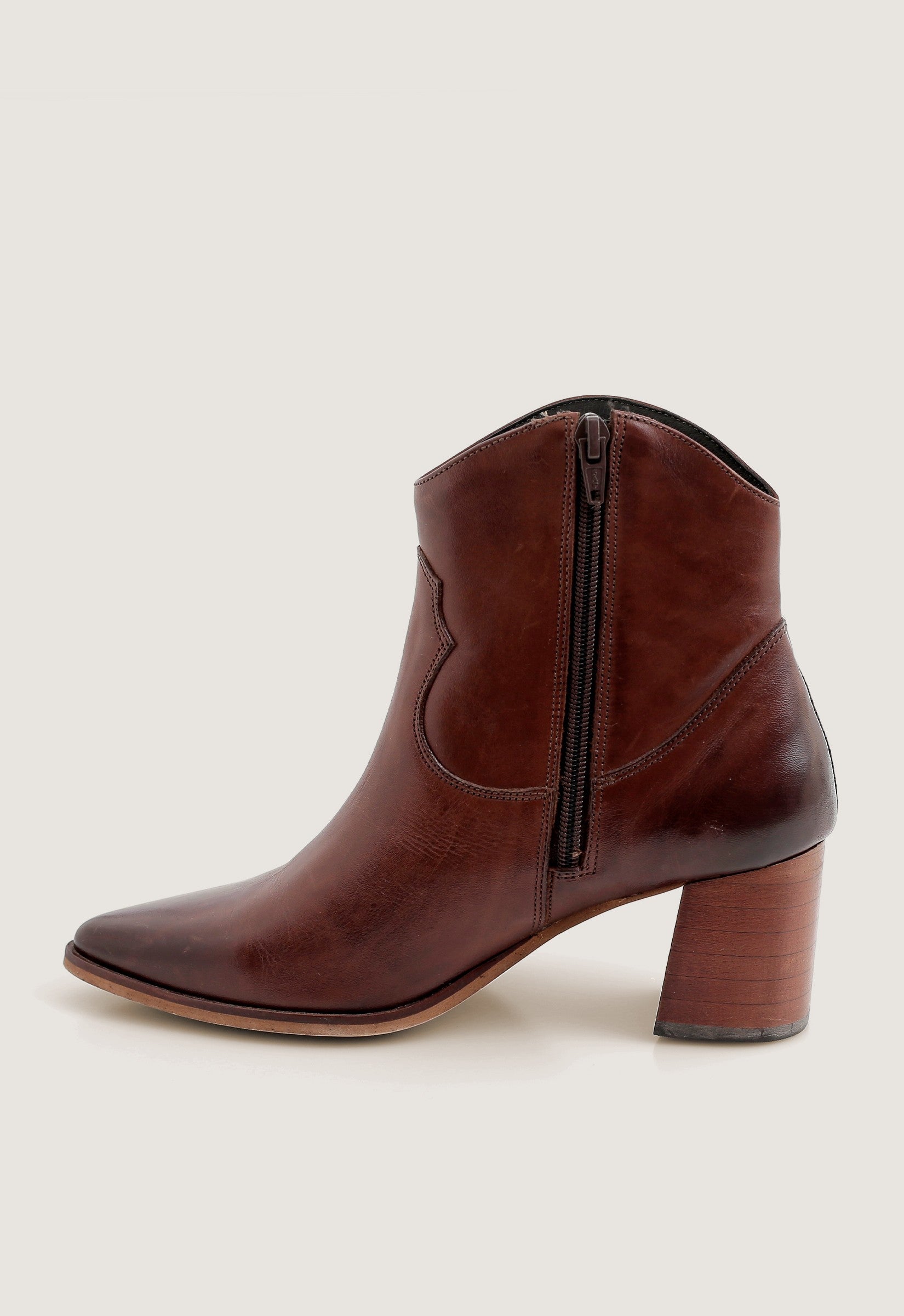 Bota Western Couro Whisky