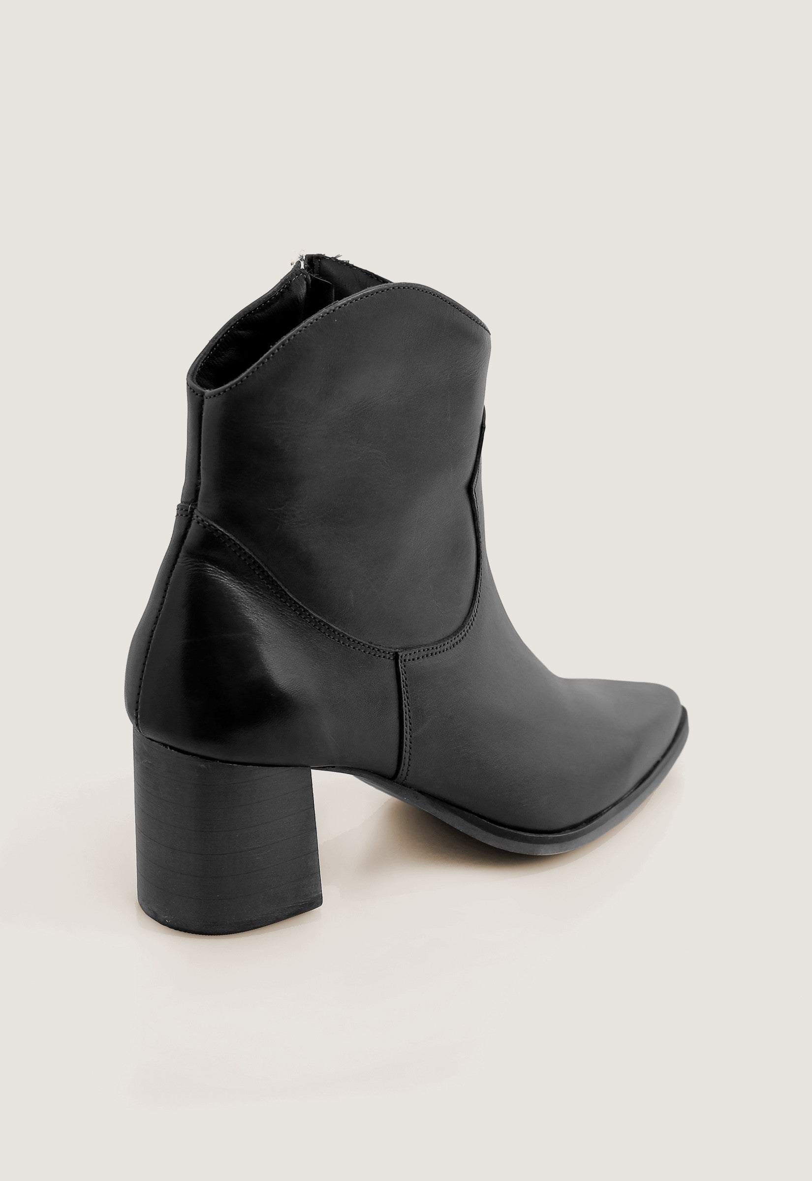 Bota Western Couro Preta