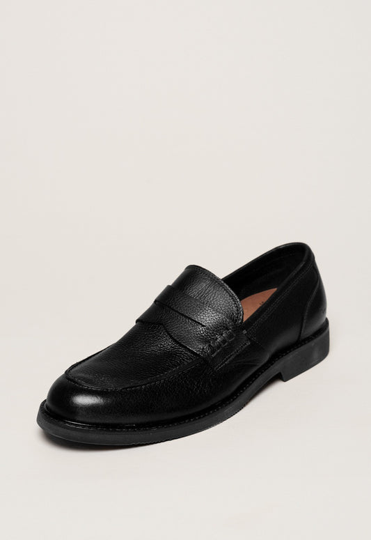 Mocassim Couro Preto