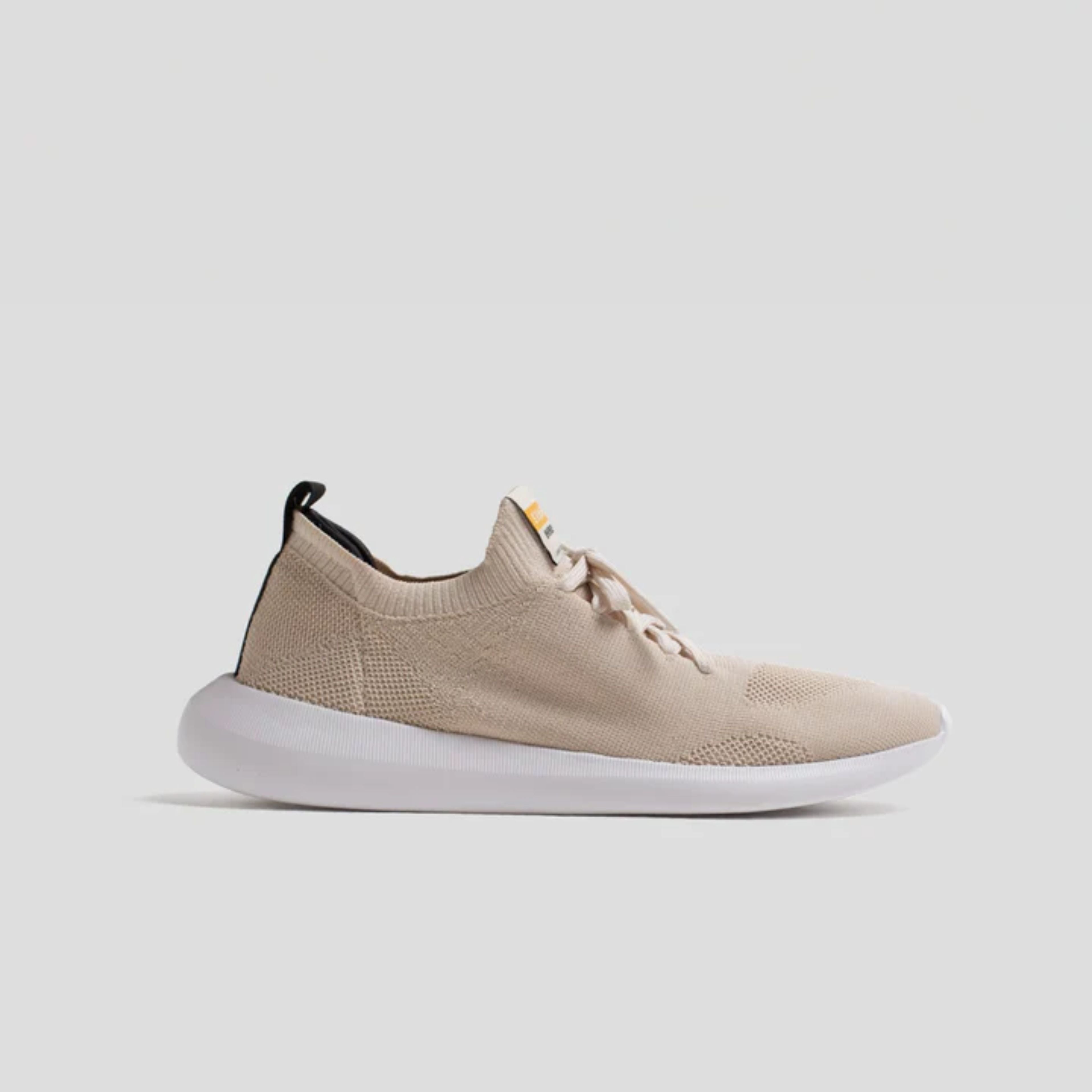 Tênis Knit Amarração Comfy Areia