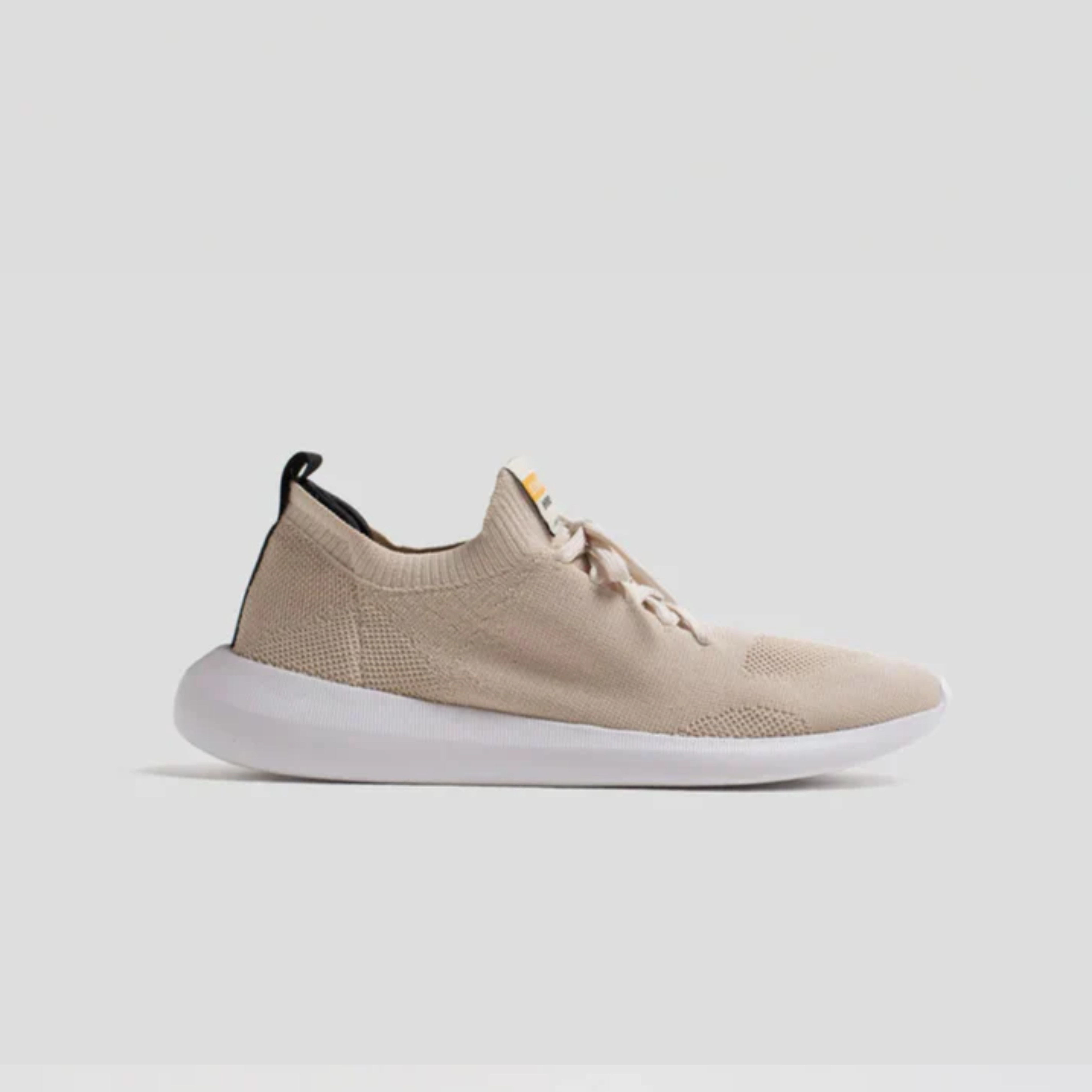 Tênis Knit Amarração Comfy Areia