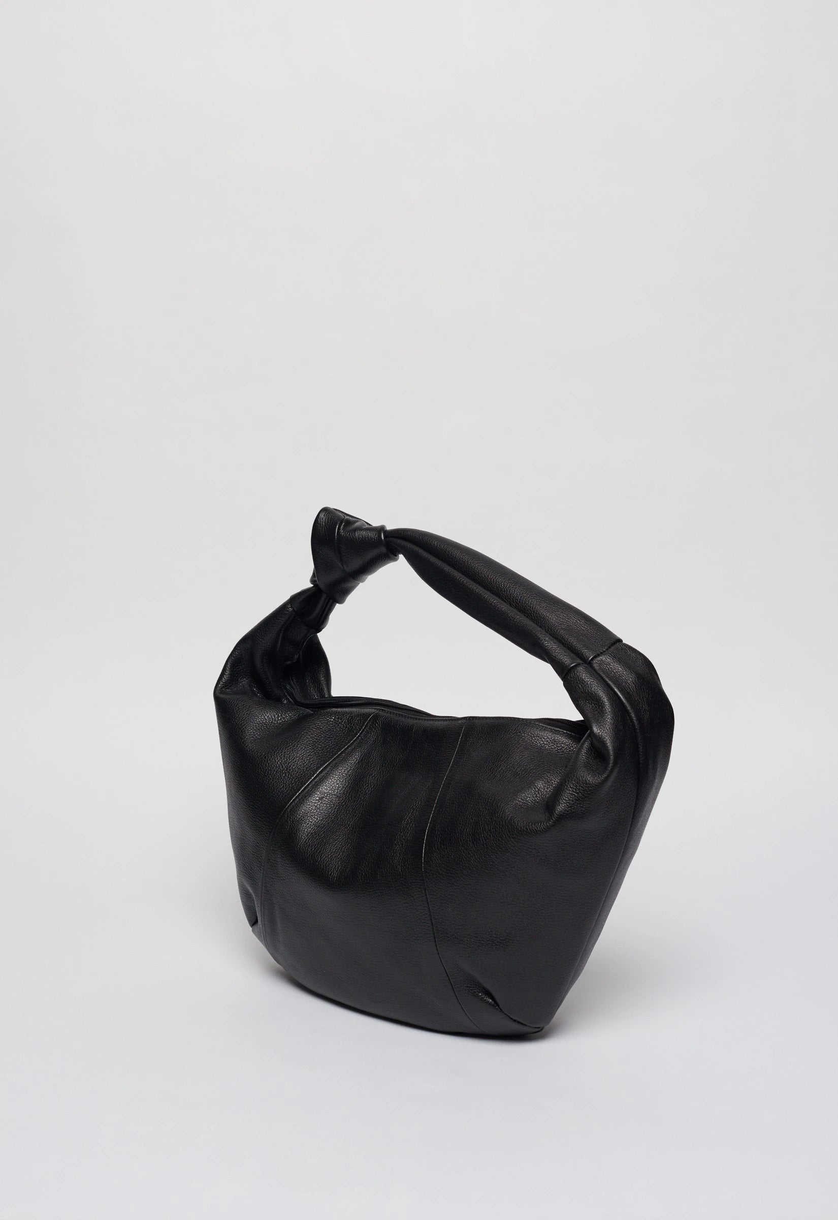 Bolsa Couro Hobo Preta