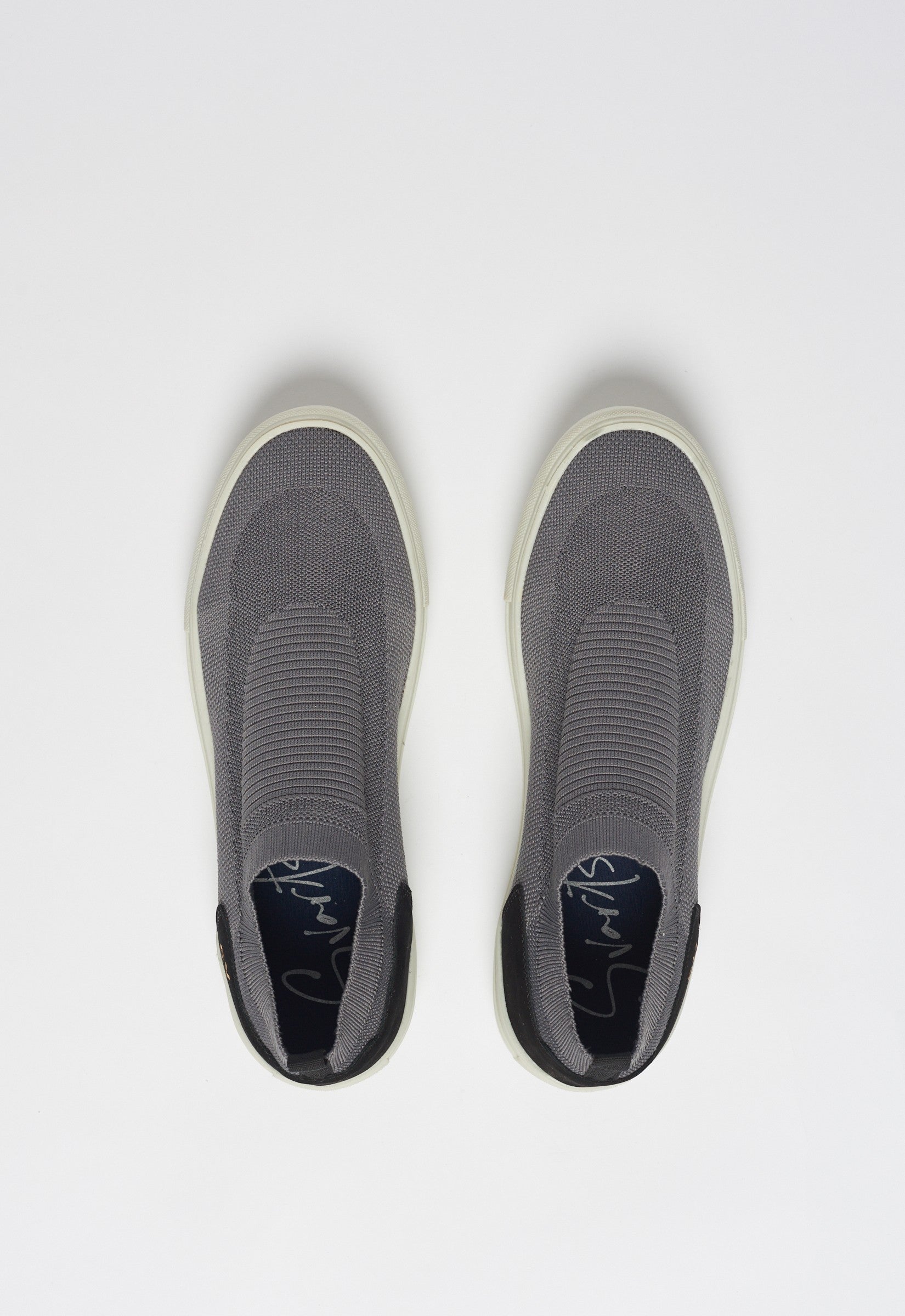 Tênis Slip Knit Cinza