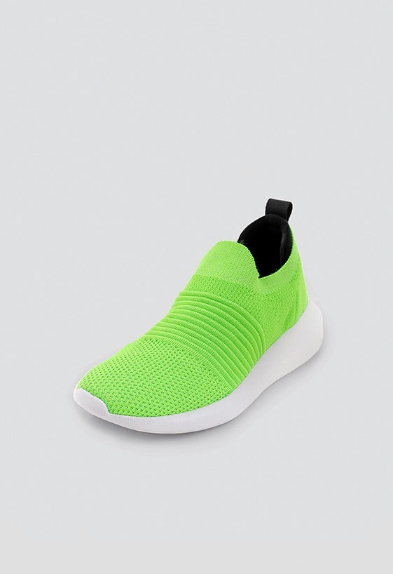 Tênis Knit Slip On Comfy Verde