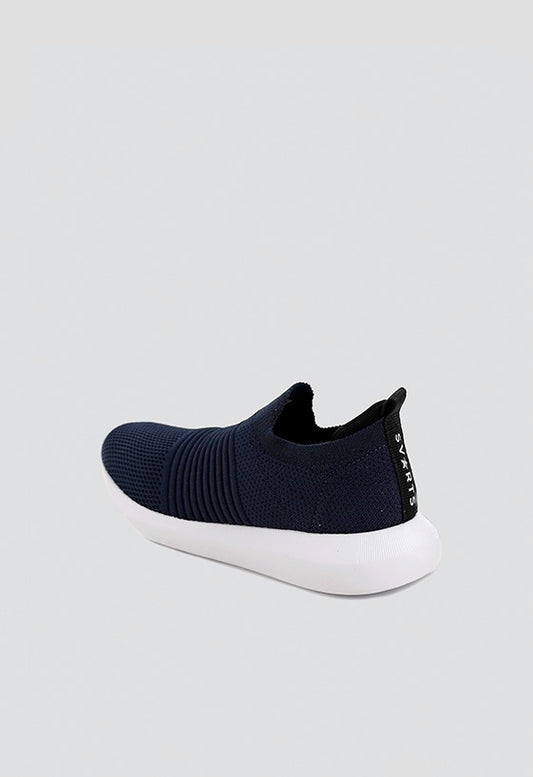 Tênis Knit Slip On Comfy Marinho