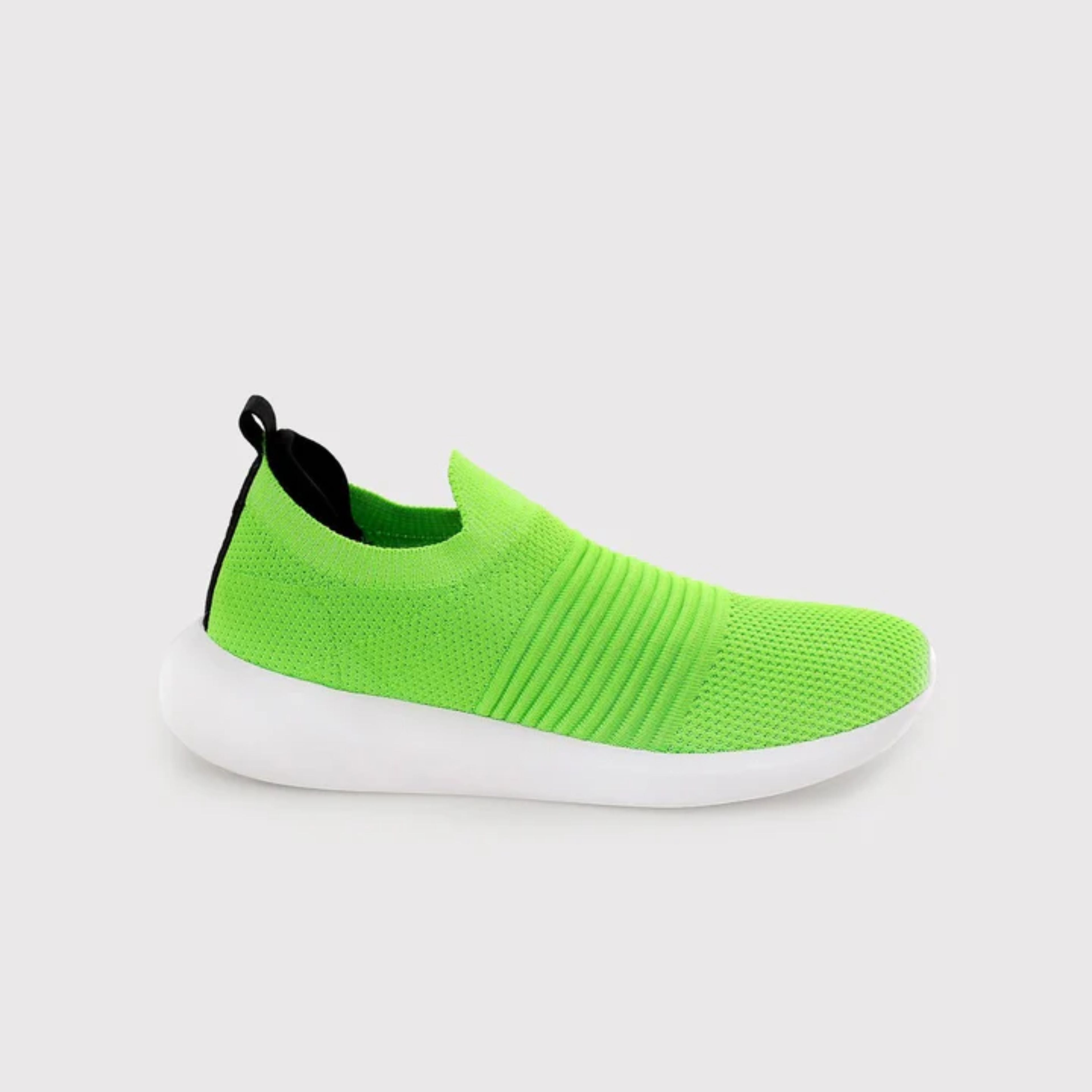 Tênis Knit Slip On Comfy Verde