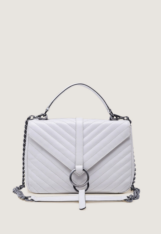 Bolsa Tiracolo Matelasse Média Off White