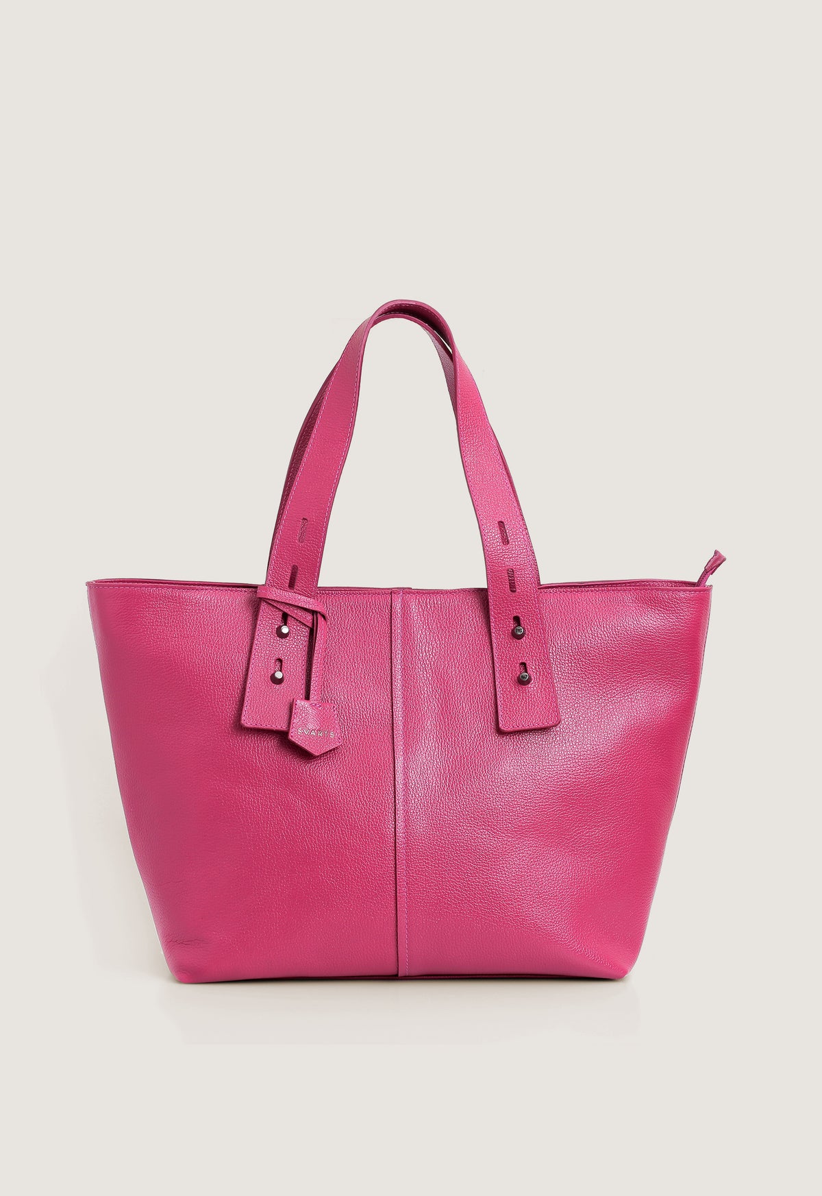 Bolsa Couro Tote Basic Rosa