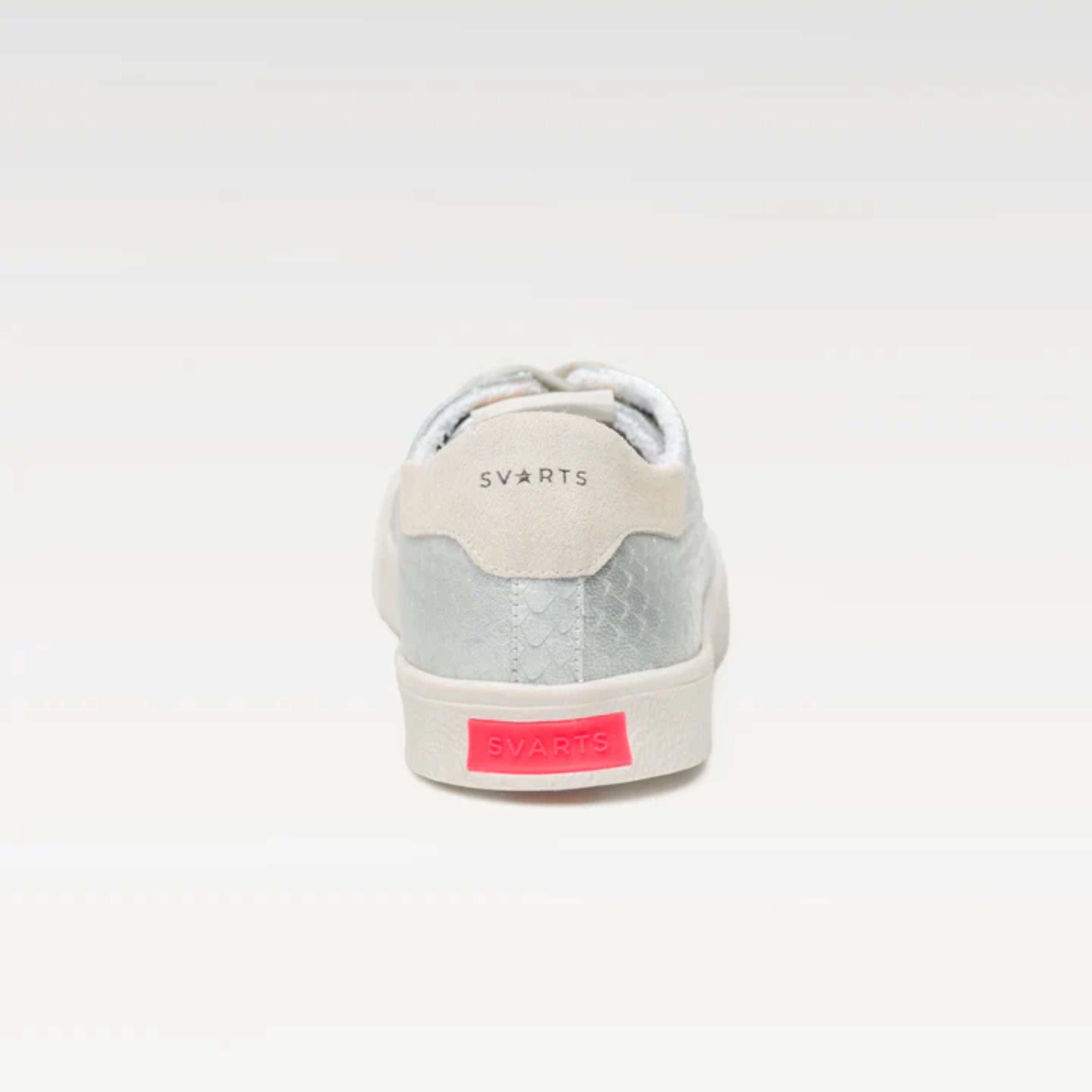 Tênis Adri Couro Snake Prata