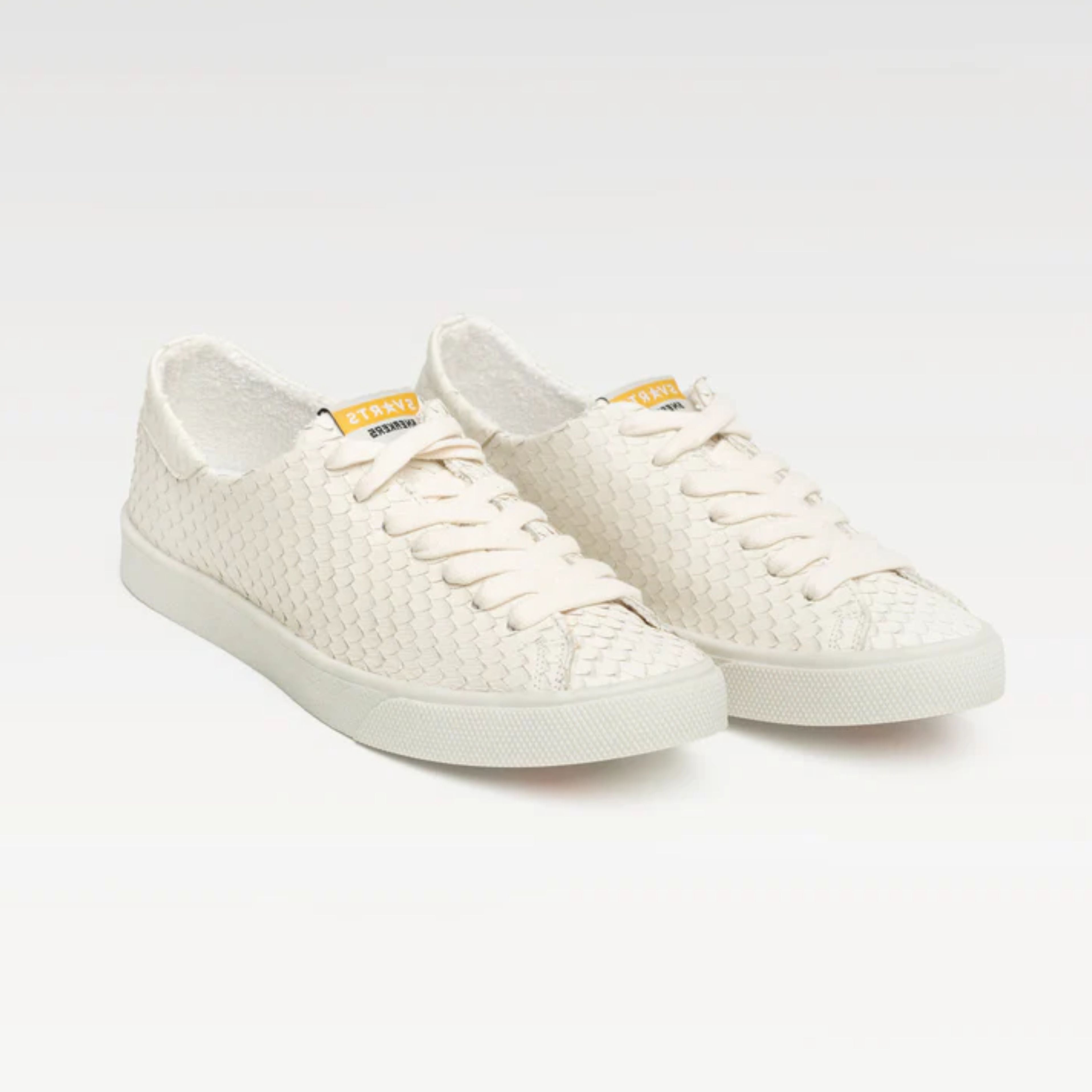 Tênis Adri Couro Snake Off White