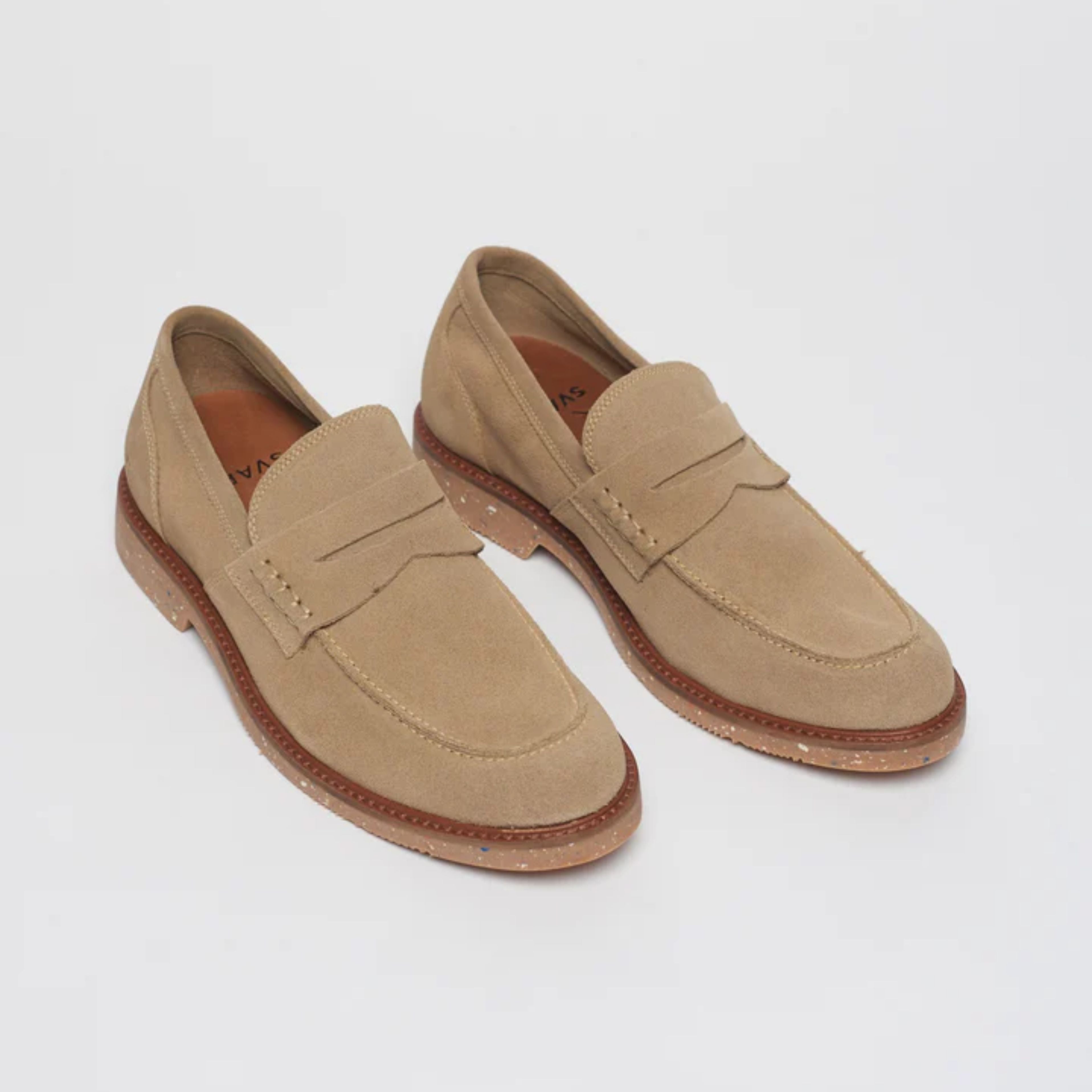 Mocassim Camurça Recycle Areia