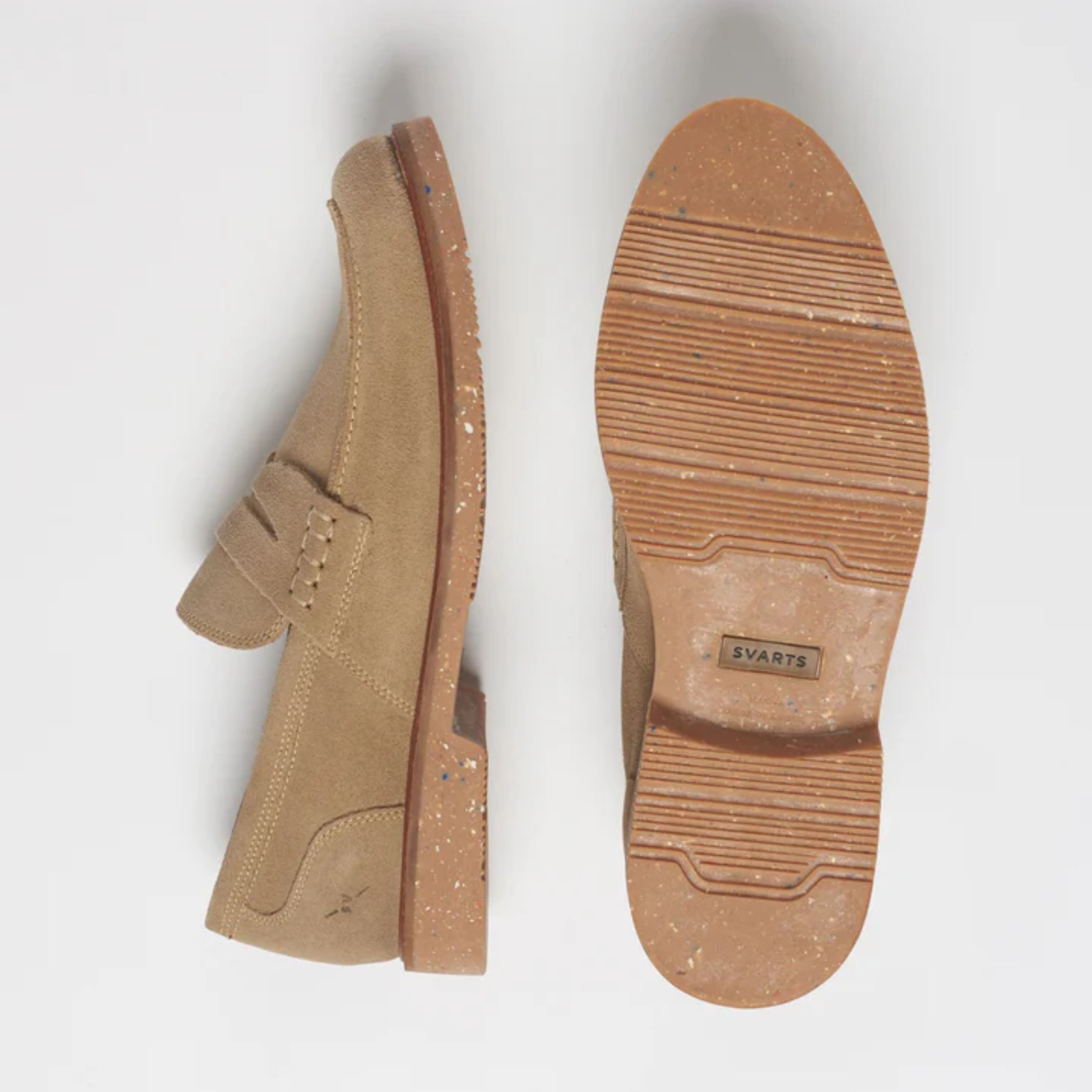 Mocassim Camurça Recycle Areia