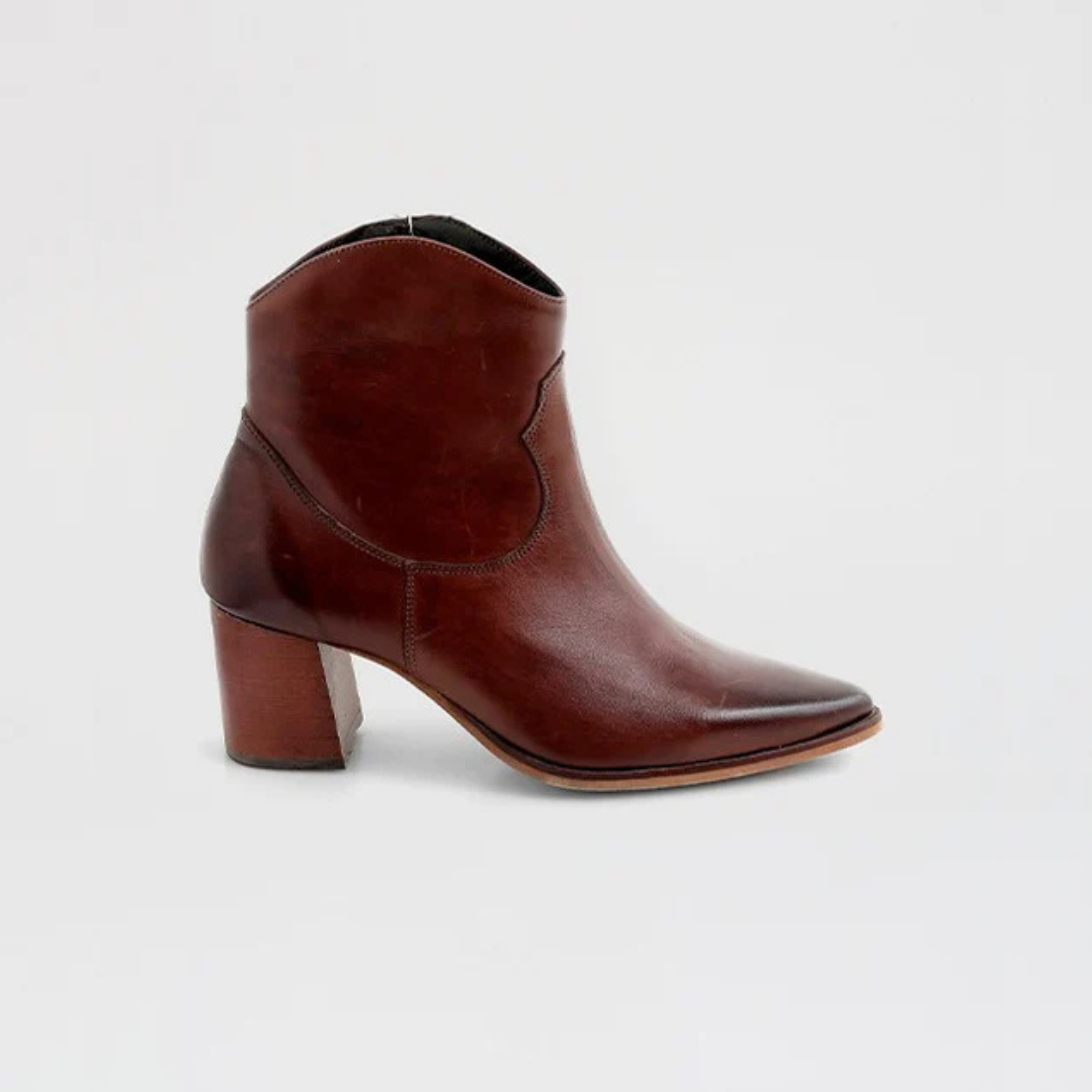 Bota Western Couro Whisky