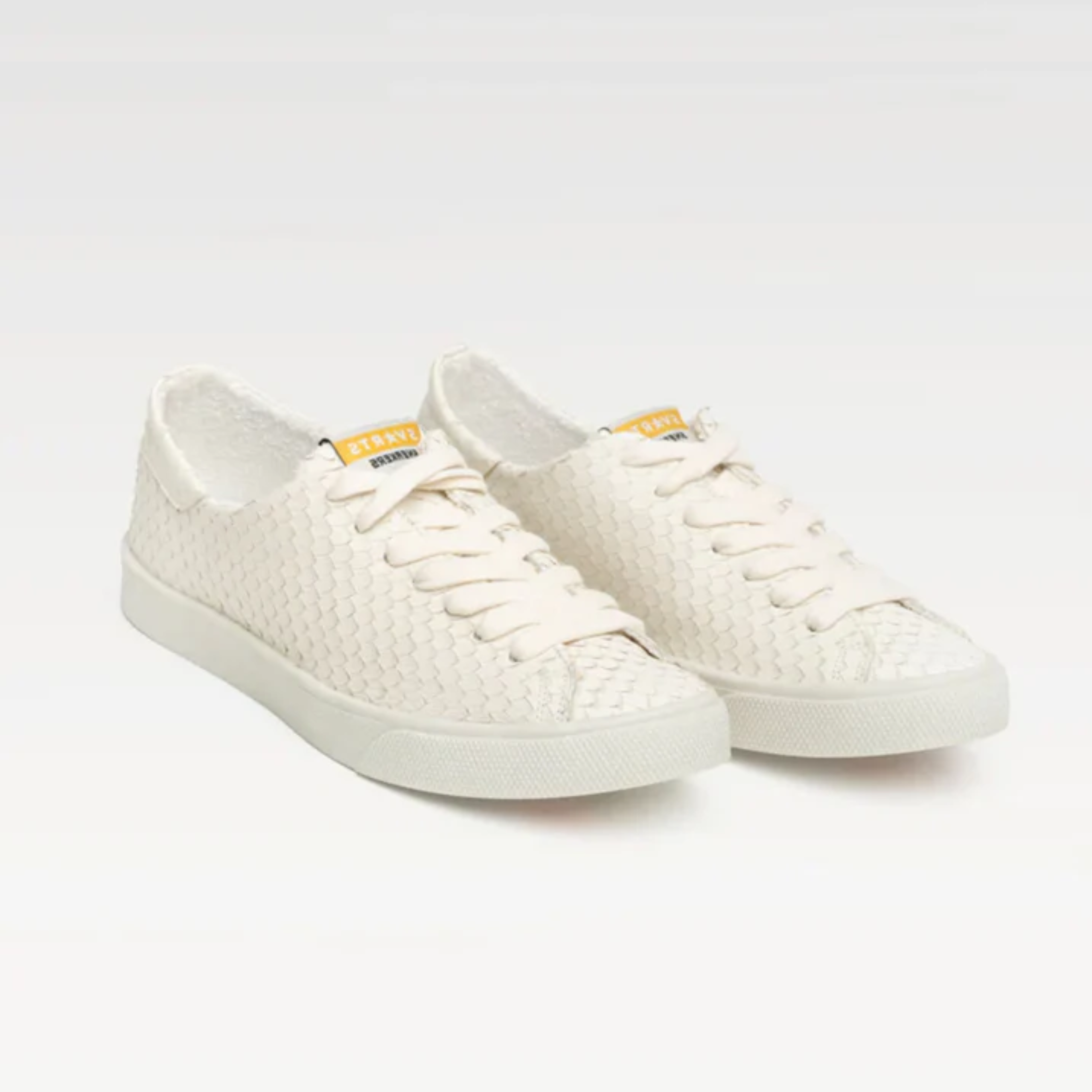 Tênis Adri Couro Snake Off White