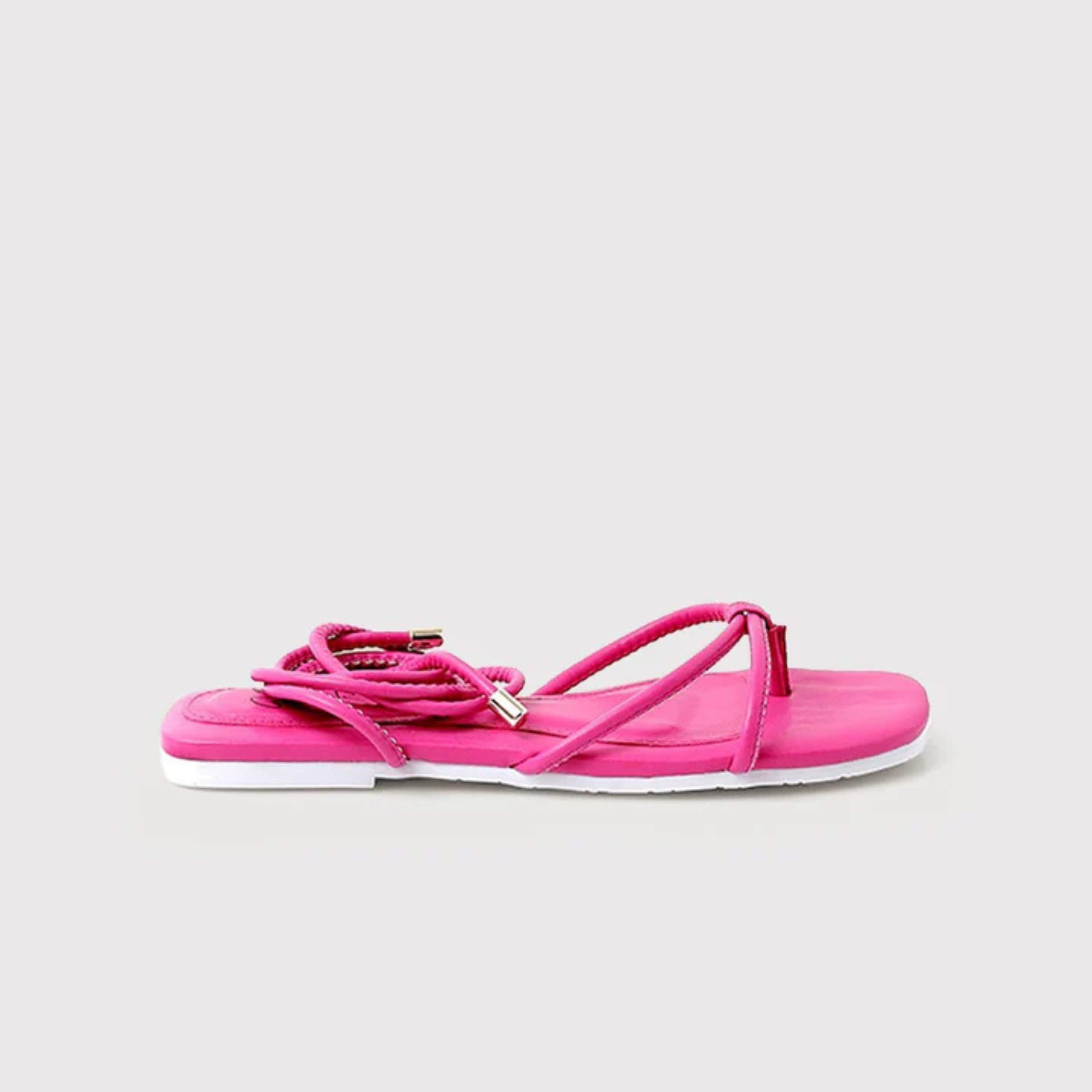 Rasteira Dedo Amarração Rosa