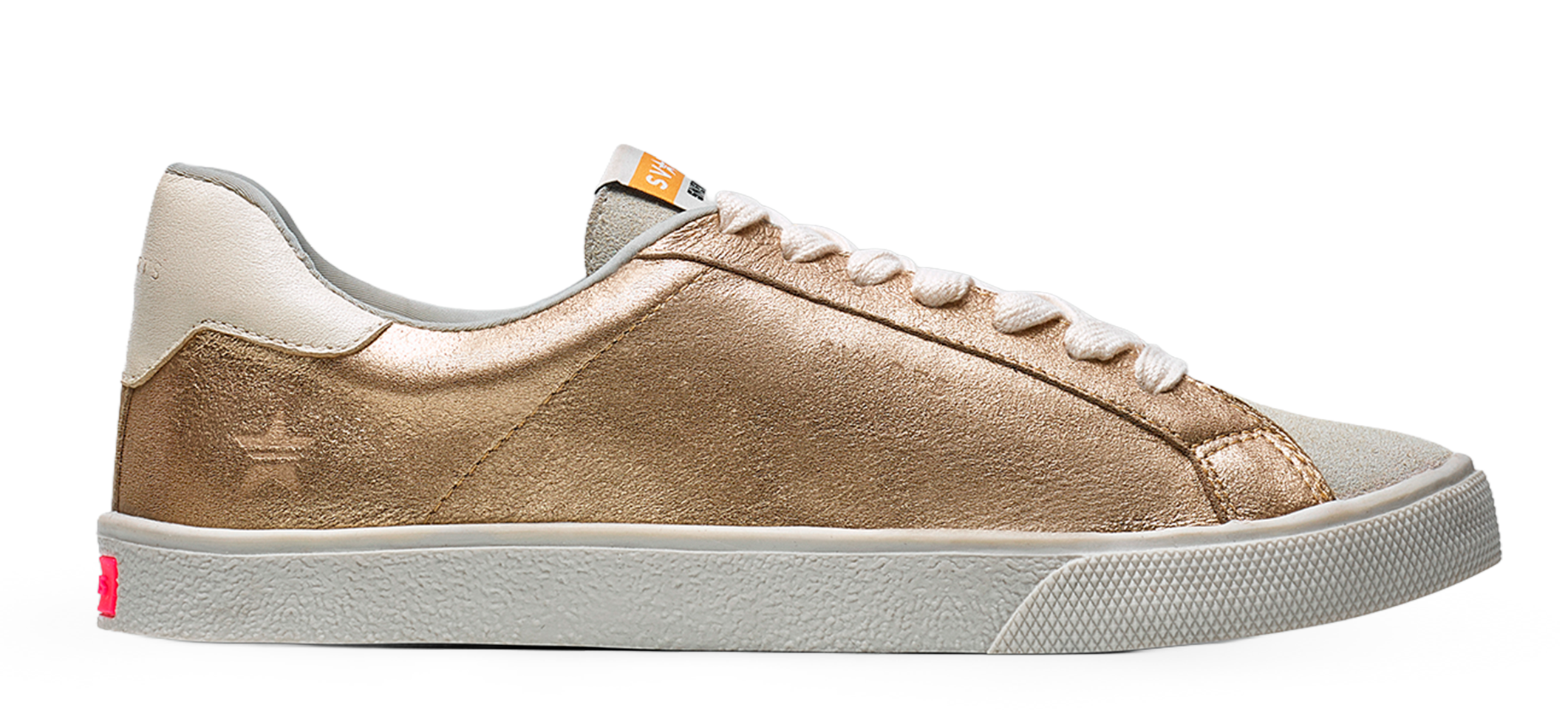 Tênis Couro A-SV21 Ouro Light