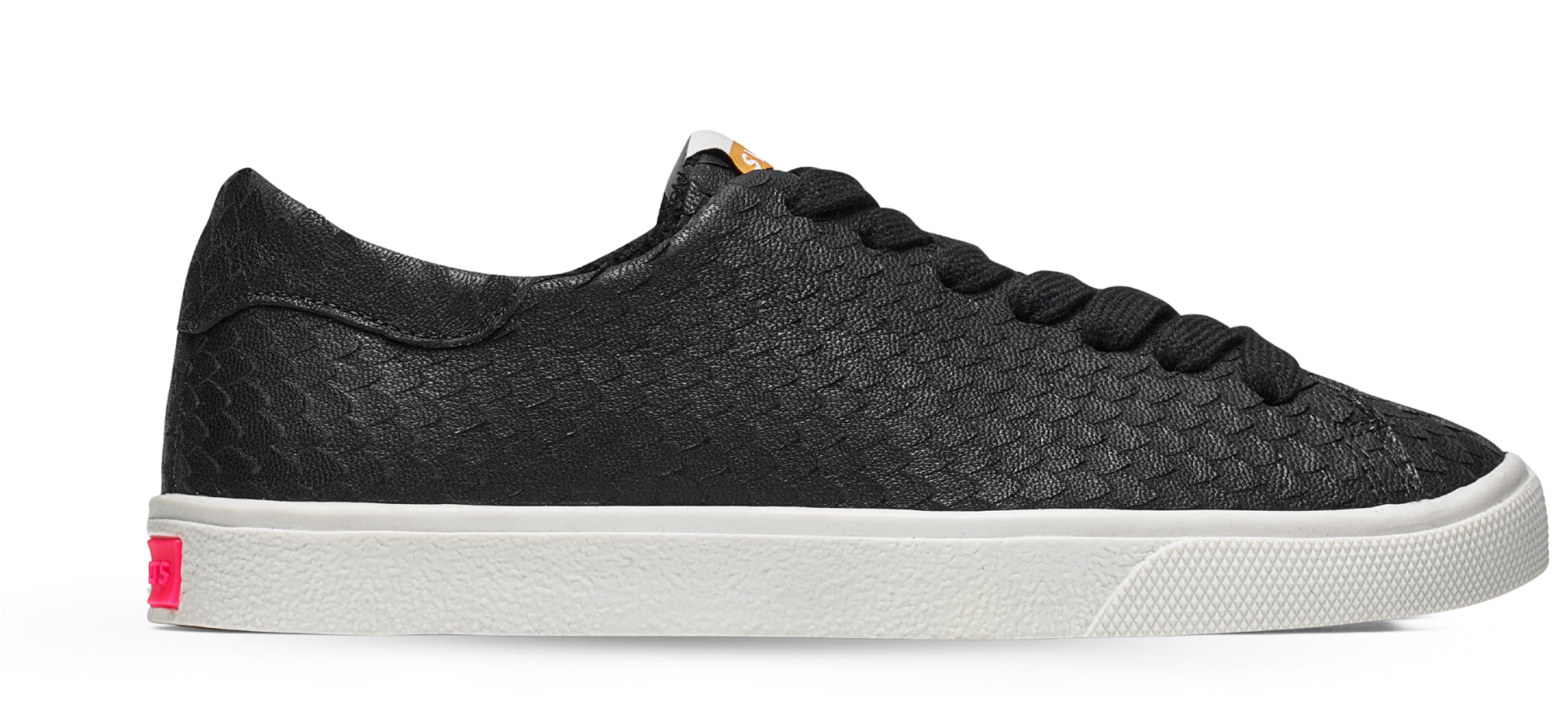 Tênis Adri Couro Snake Preto