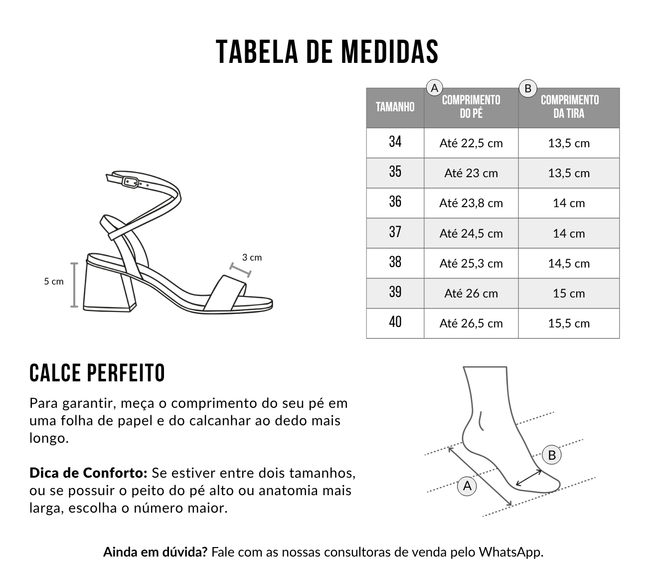 GUIA DE TAMANHOS