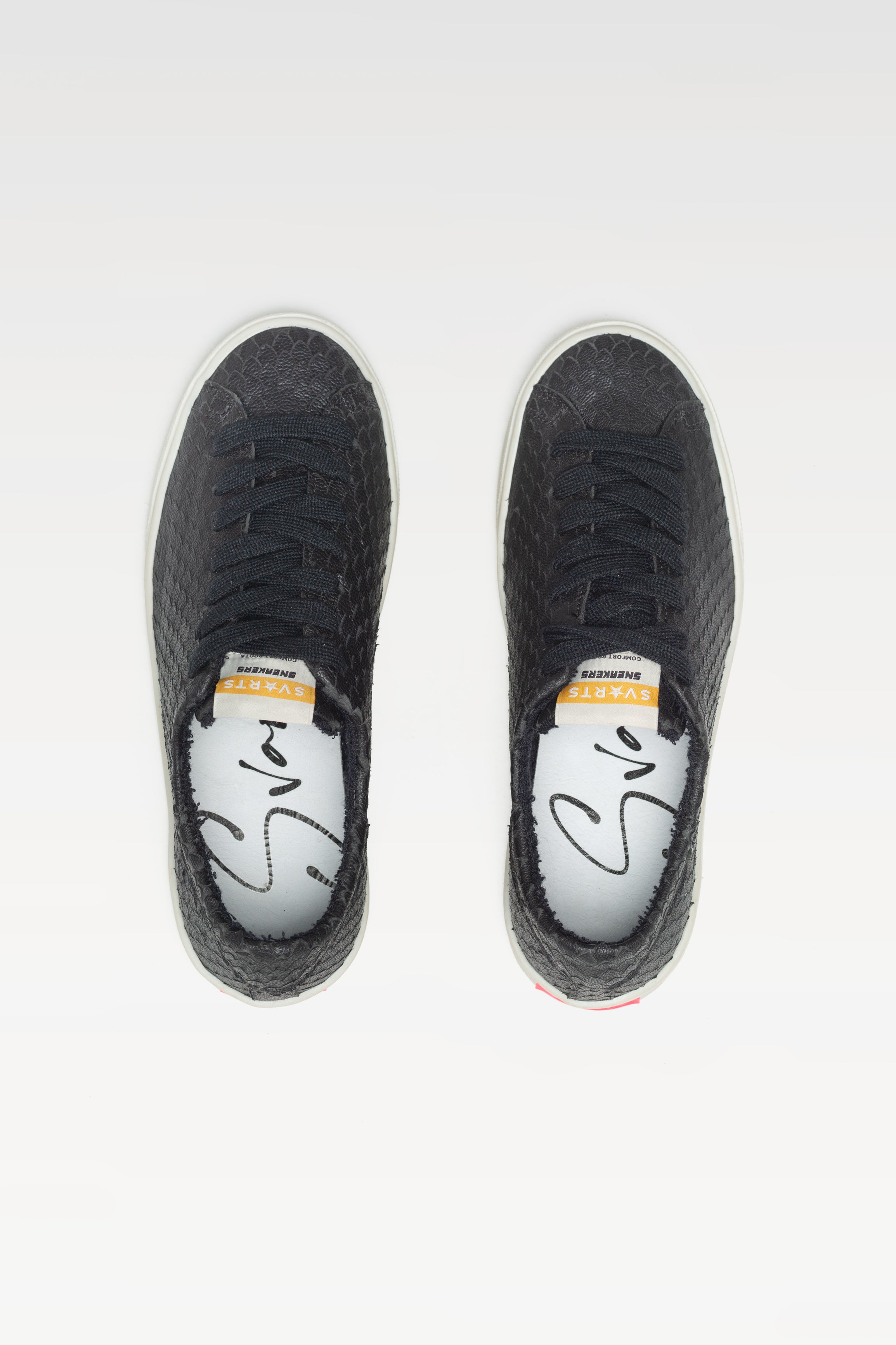 Tênis Adri Couro Snake PRETO