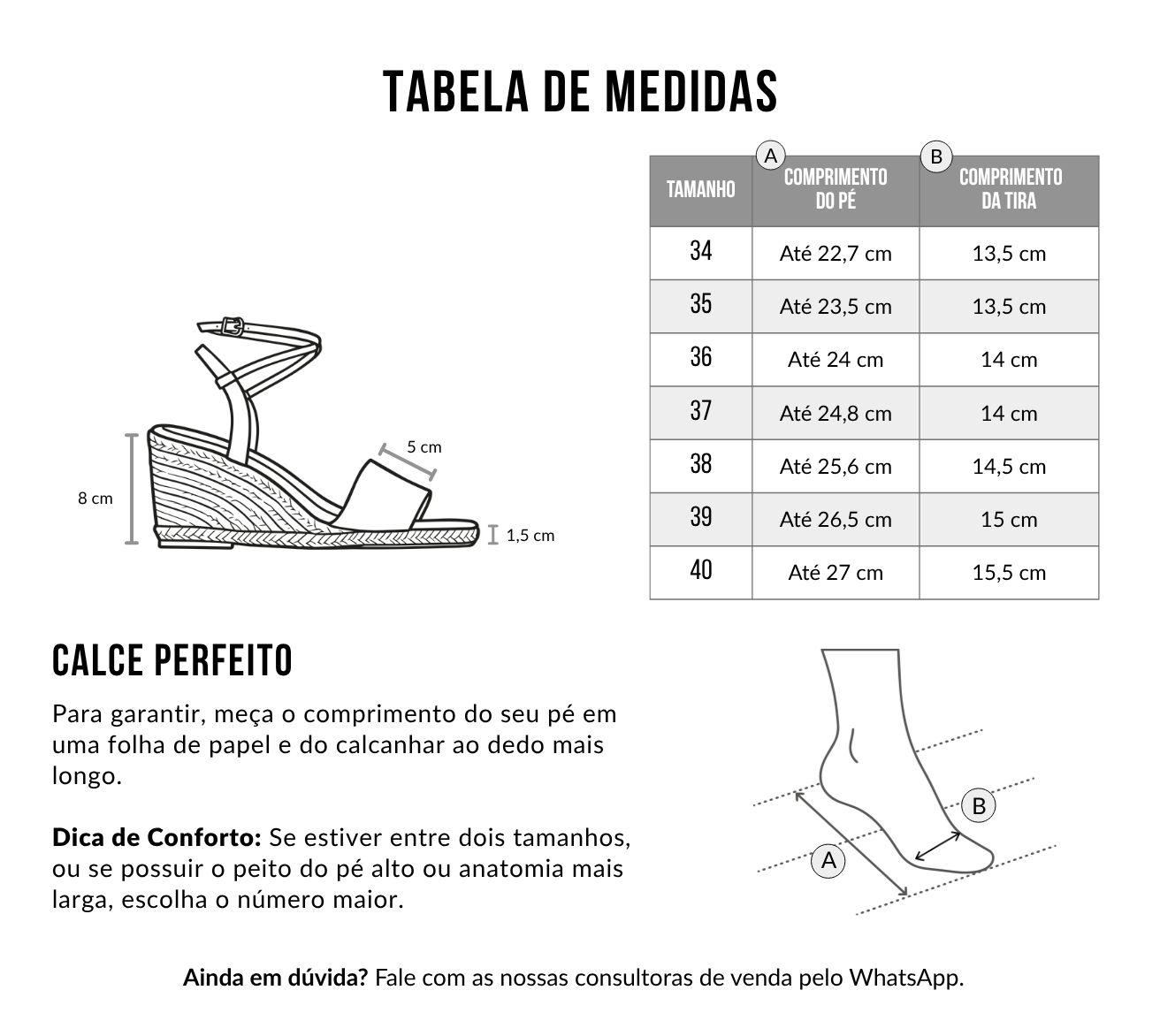 GUIA DE TAMANHOS
