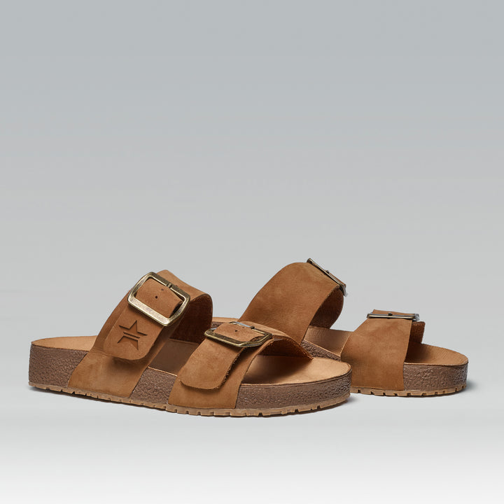 Sandalia Papete Lolla Camel