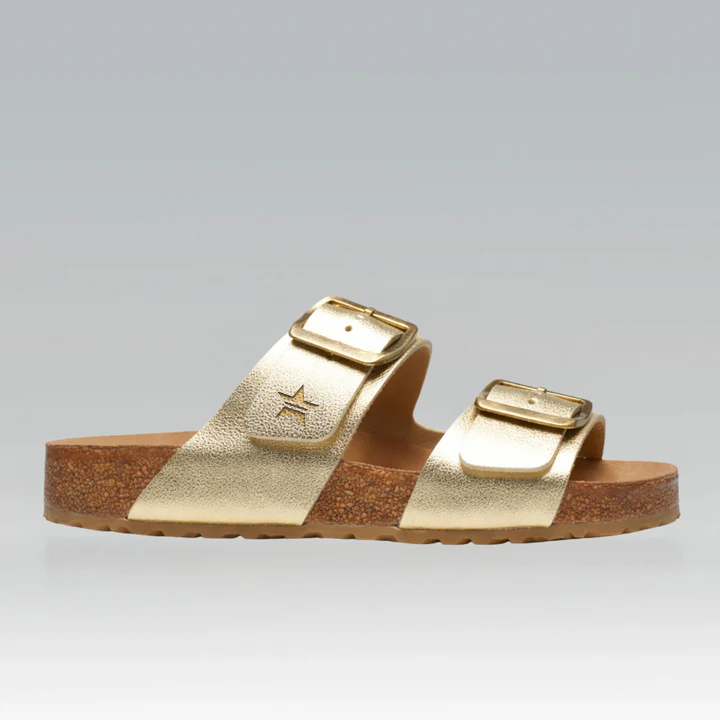 Sandalia Papete Lolla Ouro