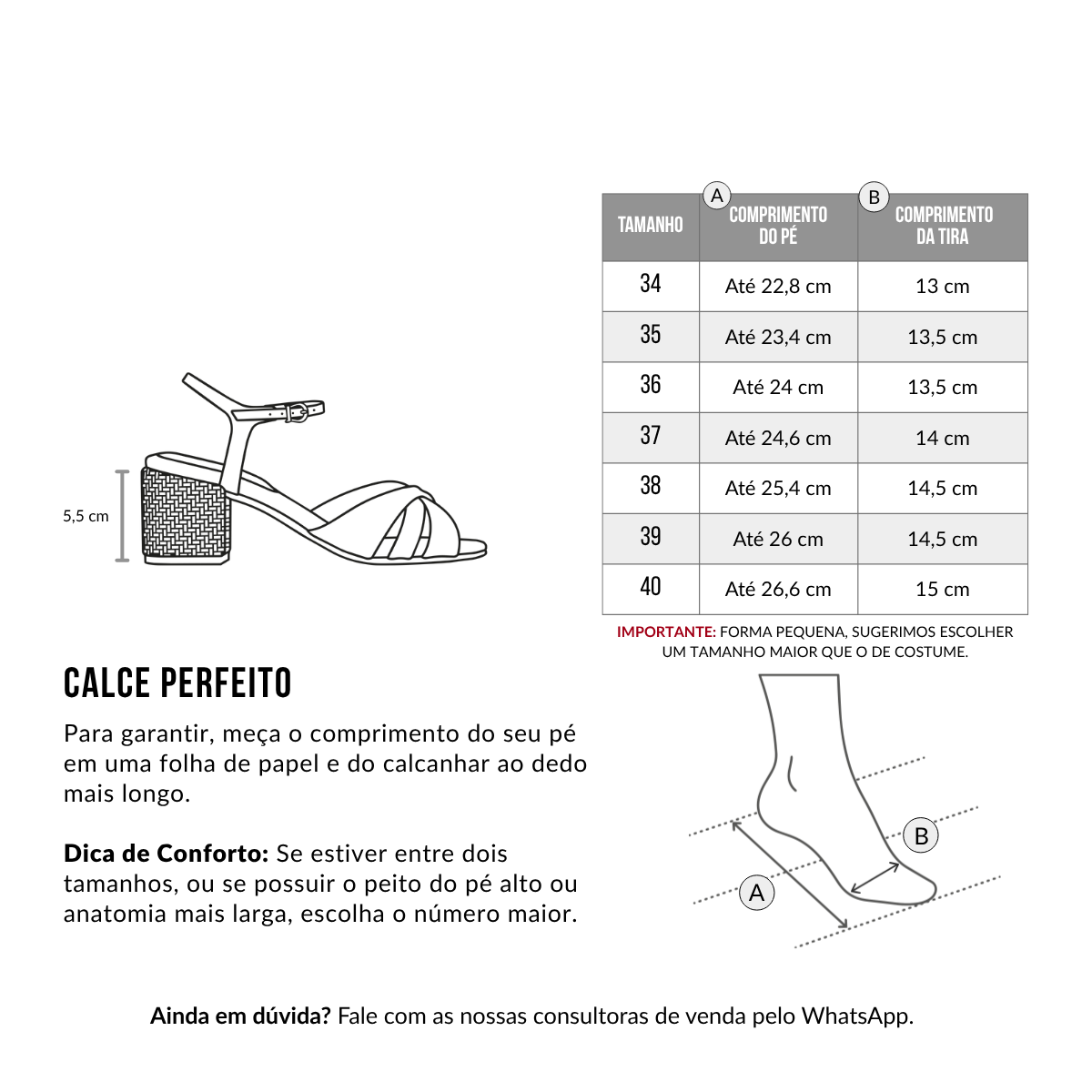 GUIA DE TAMANHOS