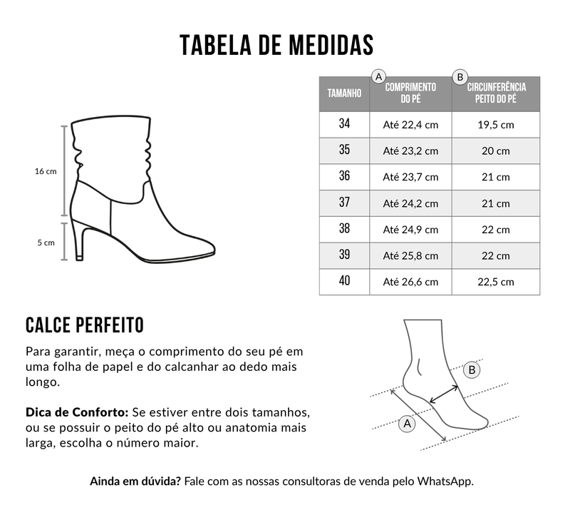Bota de Camurça Salto Baixo Sienna Preta