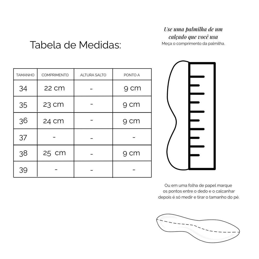 Rasteira Couro Betty Rosa