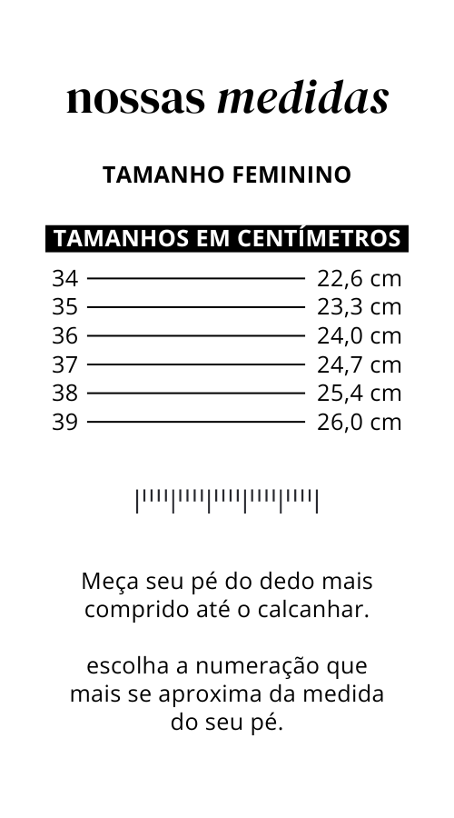 GUIA DE TAMANHOS