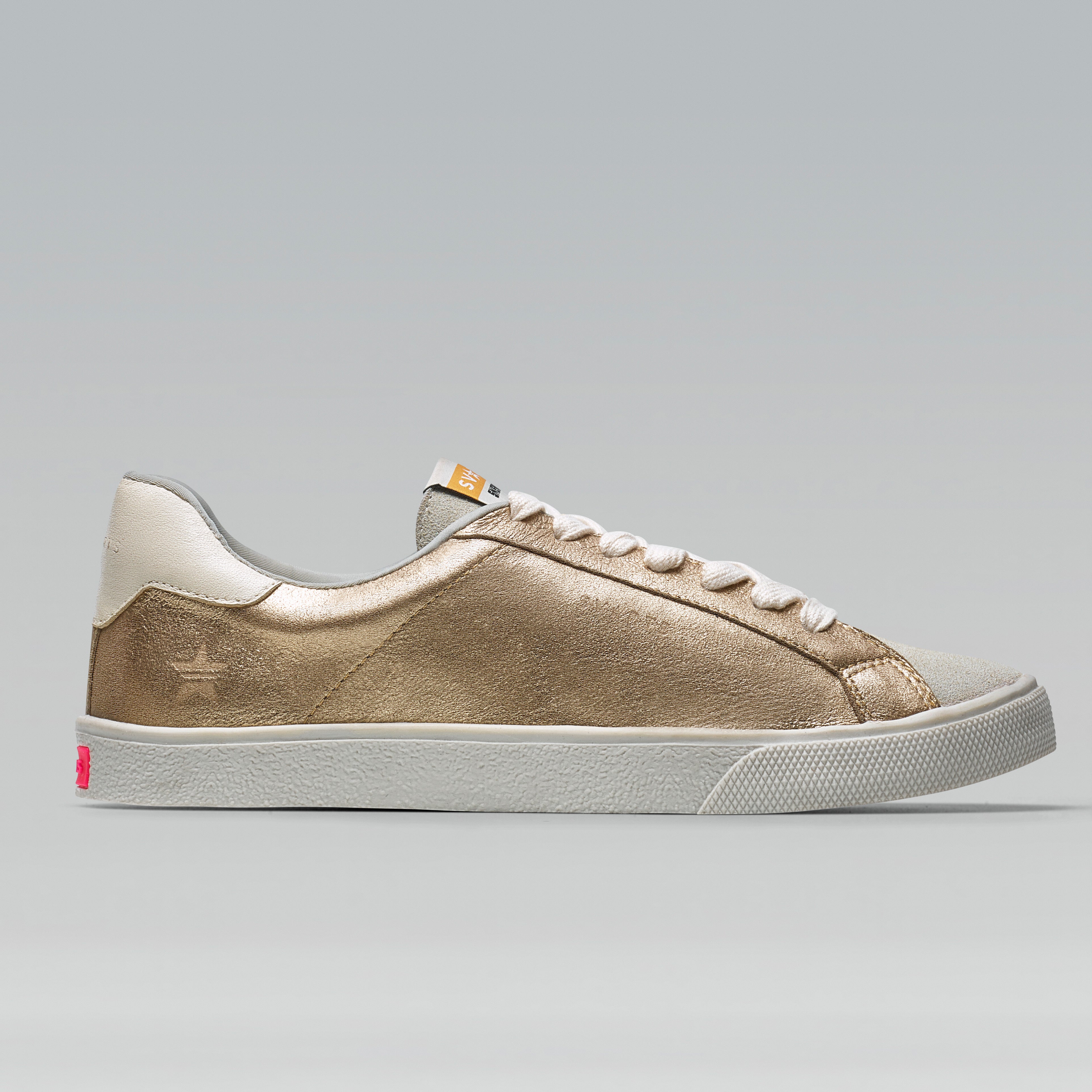 Tênis Couro A-SV21 Ouro Light