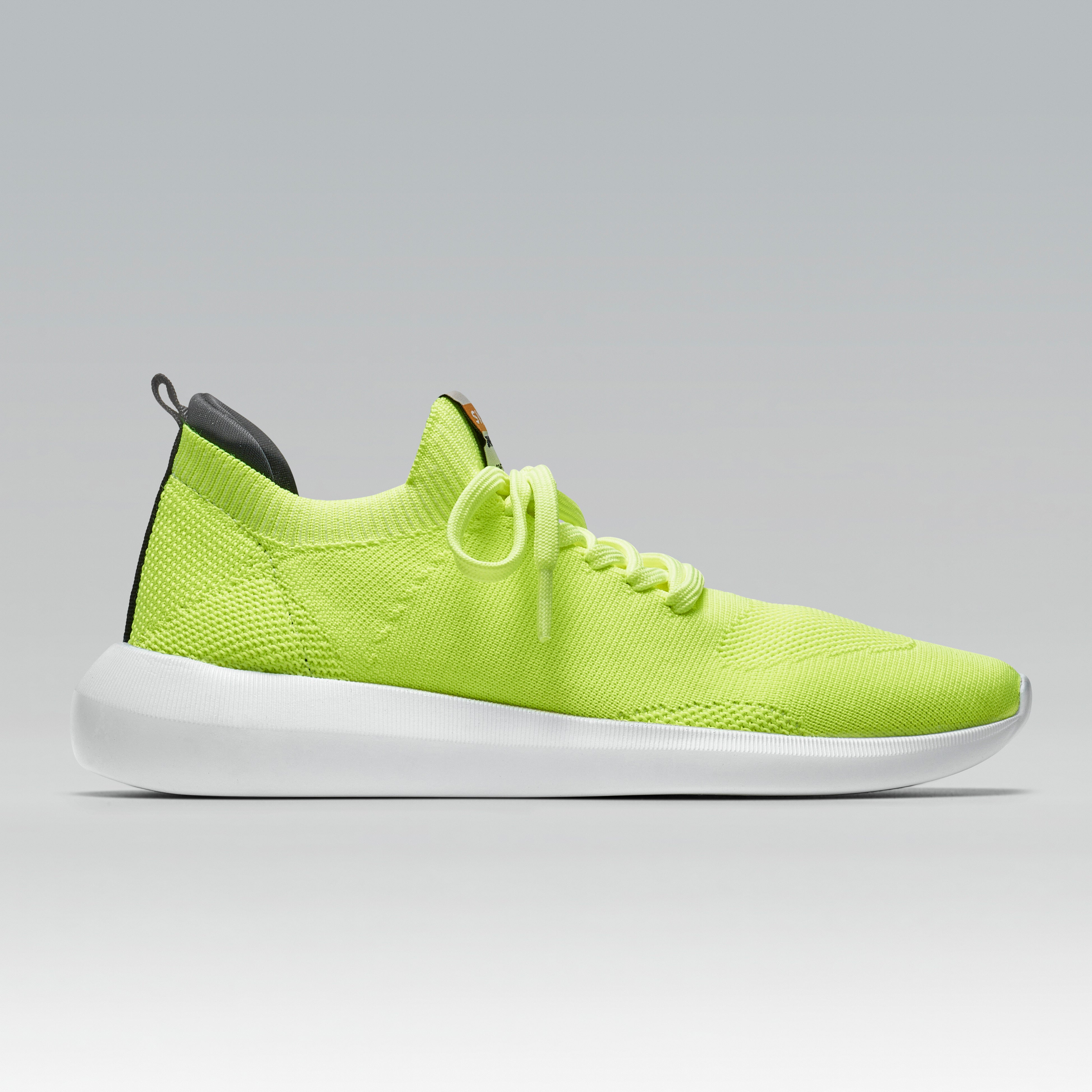 Tênis Knit Amarração Comfy Amarelo