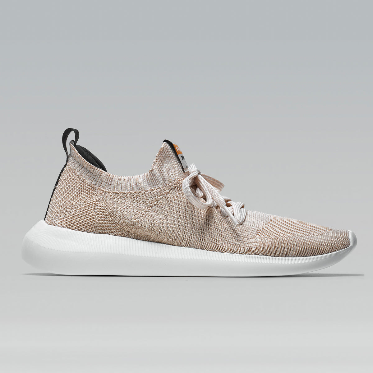 Tênis Knit Amarração Comfy Areia — Svarts