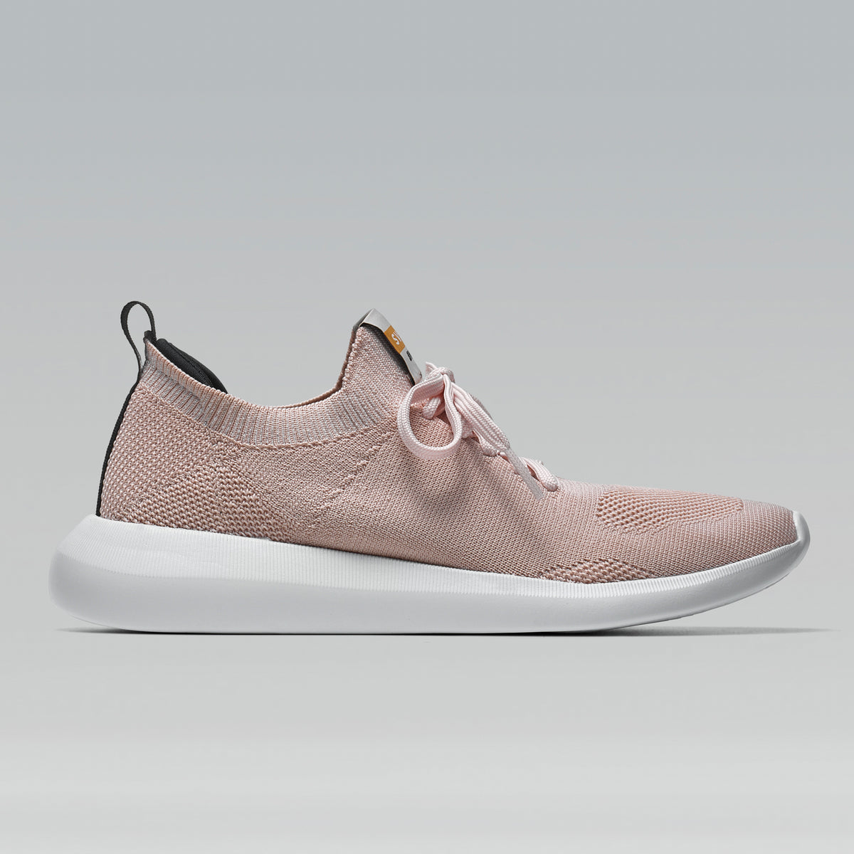 Tênis Knit Amarração Comfy Nude — Svarts