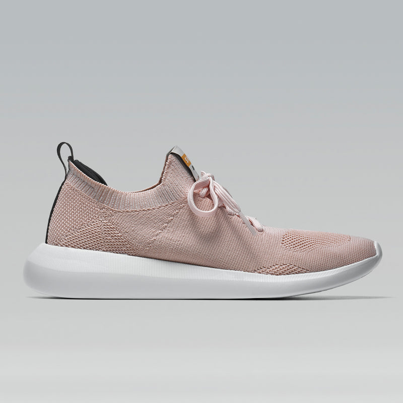 Tênis Knit Amarração Comfy Nude — Svarts