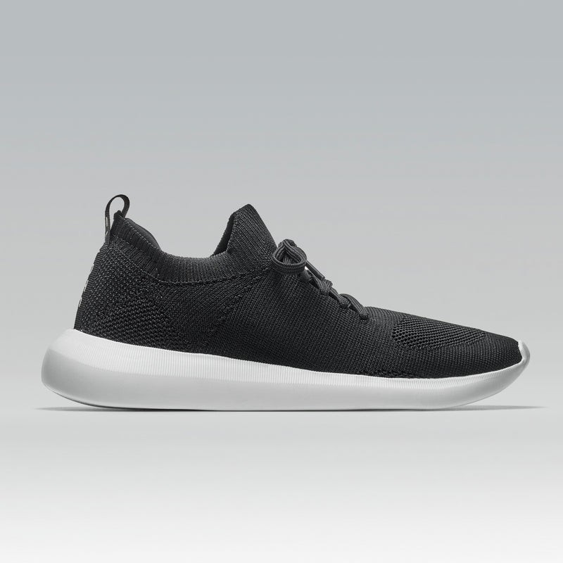 Tênis Knit Amarração Comfy Preto — Svarts