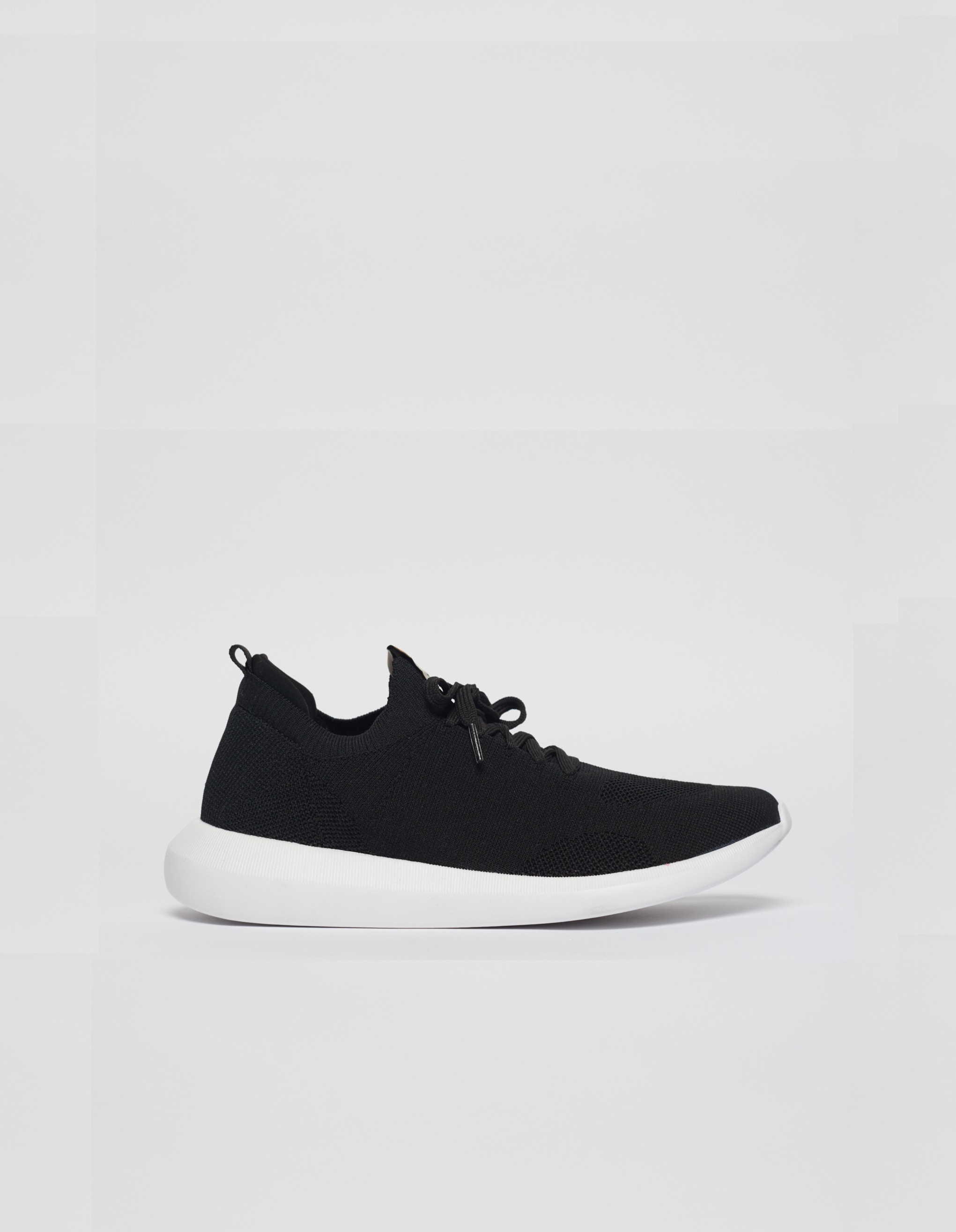 Tênis Knit Amarração Comfy Preto