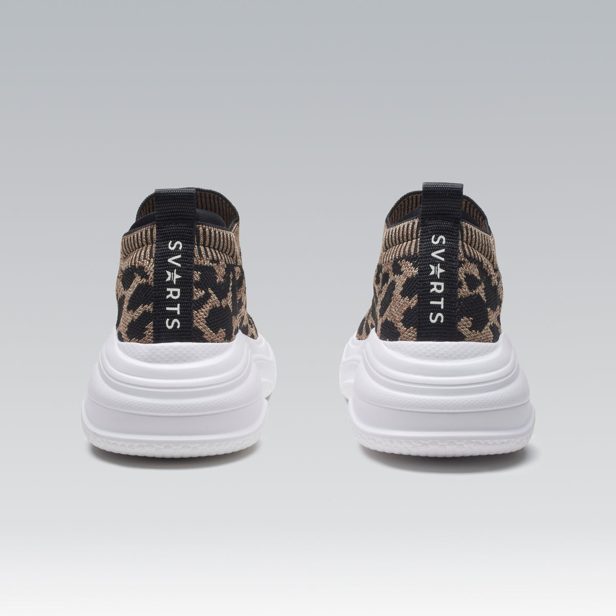 Tabela de Medidas Tênis knit Slip On Animal Print Onça Camel